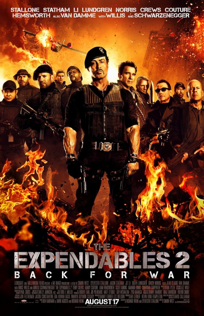 The Expendables 2 Killcount and Body Count Breakdown AOBG