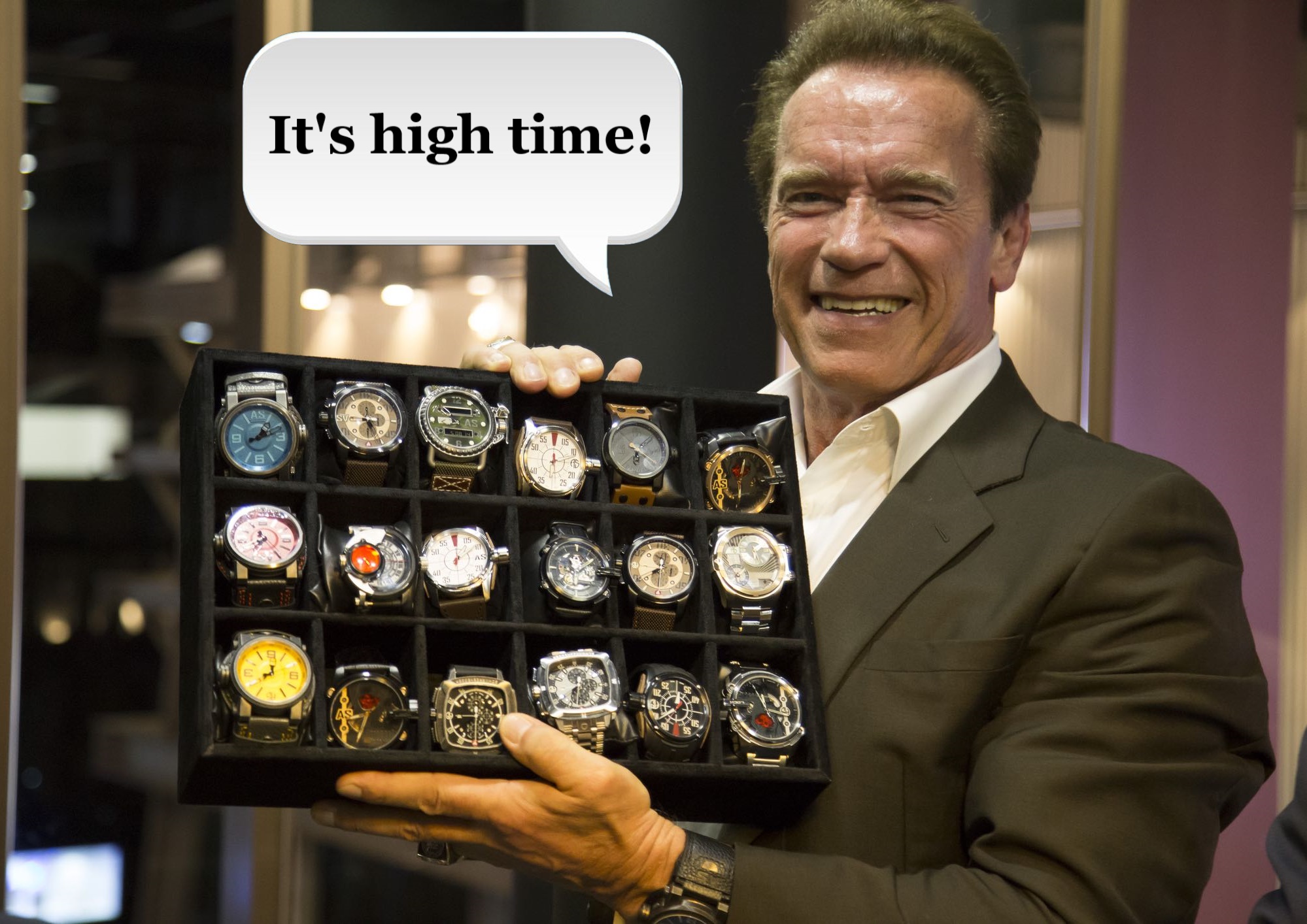 Schwarzenegger watches you!